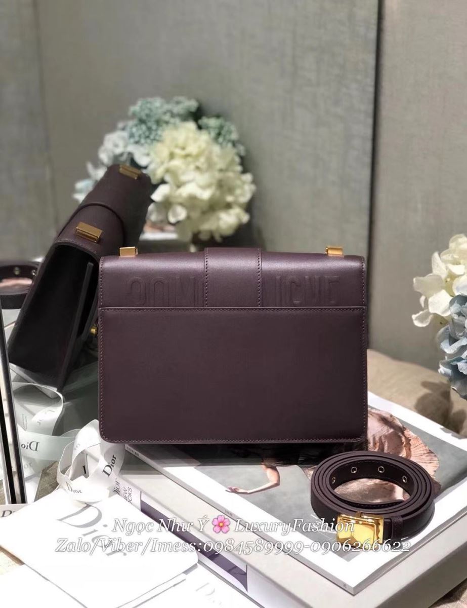 30 Montaigne Dior Storm In Smooth Burgundy Calfskin