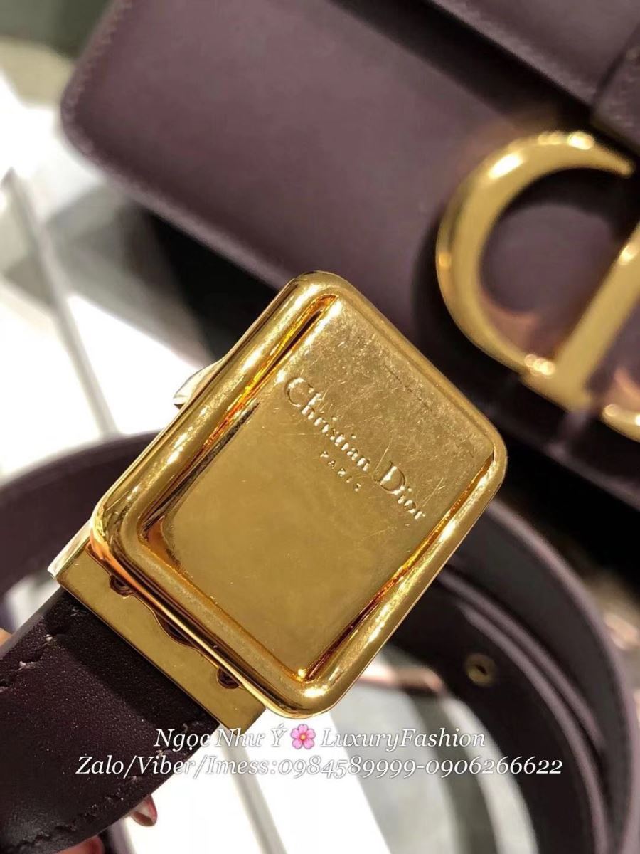 30 Montaigne Dior Storm In Smooth Burgundy Calfskin