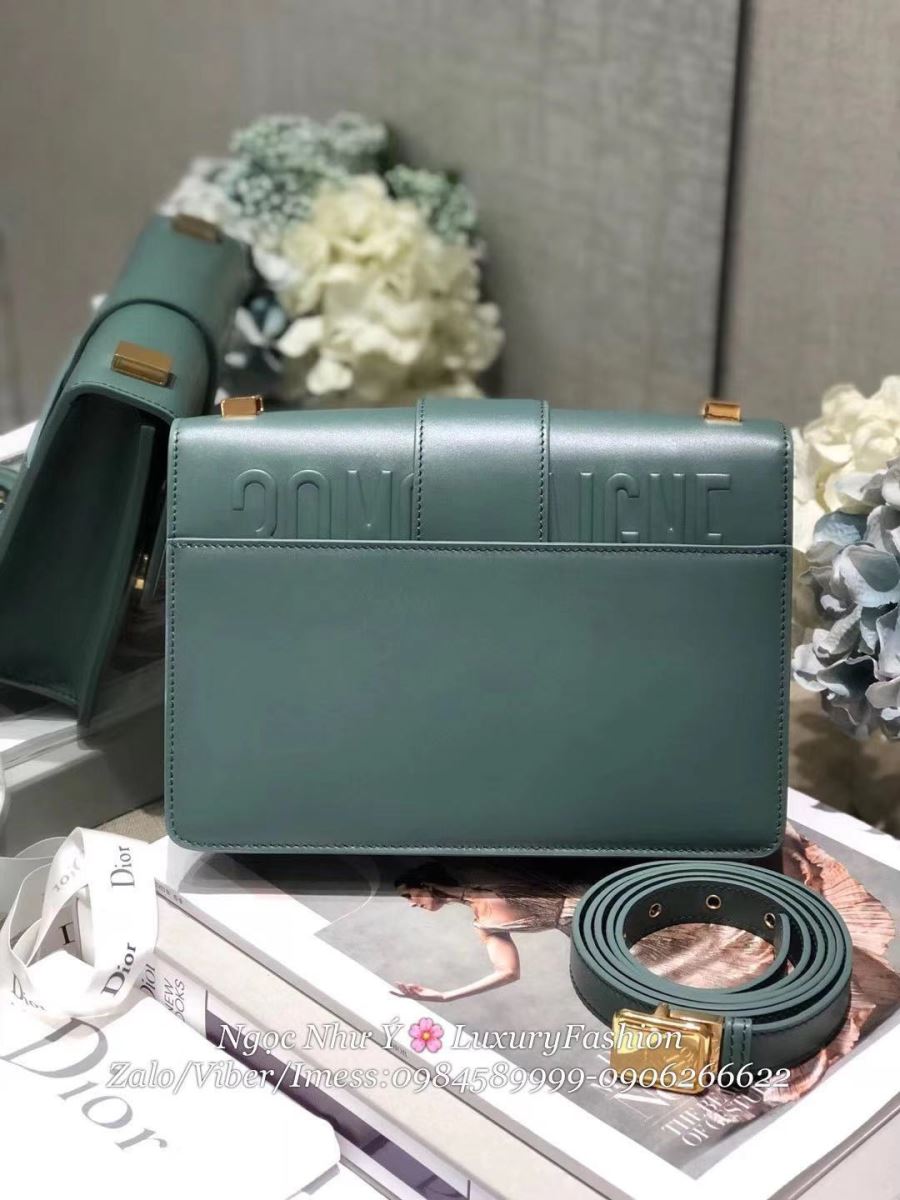 30 Montaigne Dior Storm Blue Calfskin