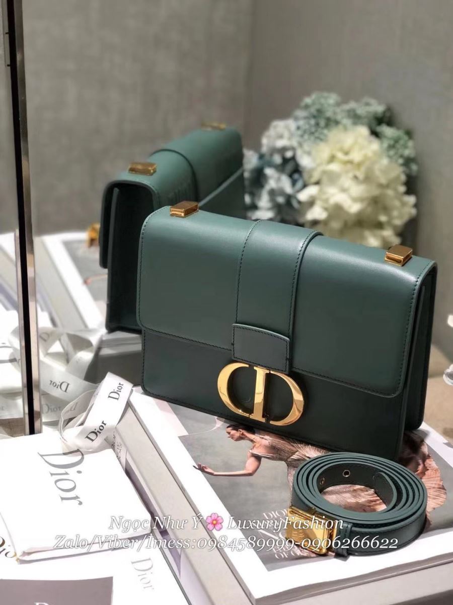 30 Montaigne Dior Storm Blue Calfskin