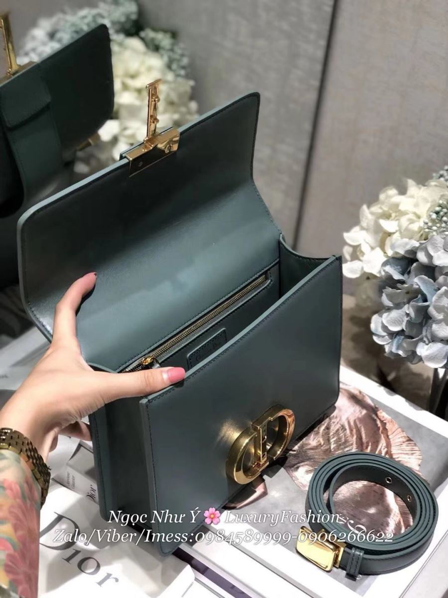 30 Montaigne Dior Storm Blue Calfskin
