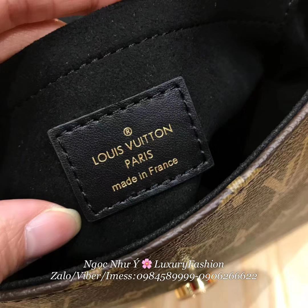 LV Locky BB Monogram Canvas Bleu Jean Black