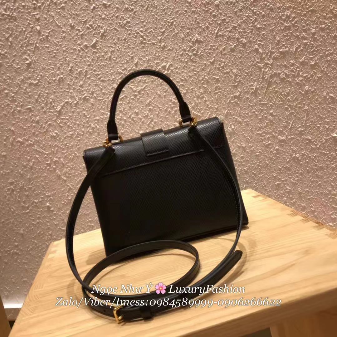 LV Locky BB Epi Leather Rose Ballenrine Black