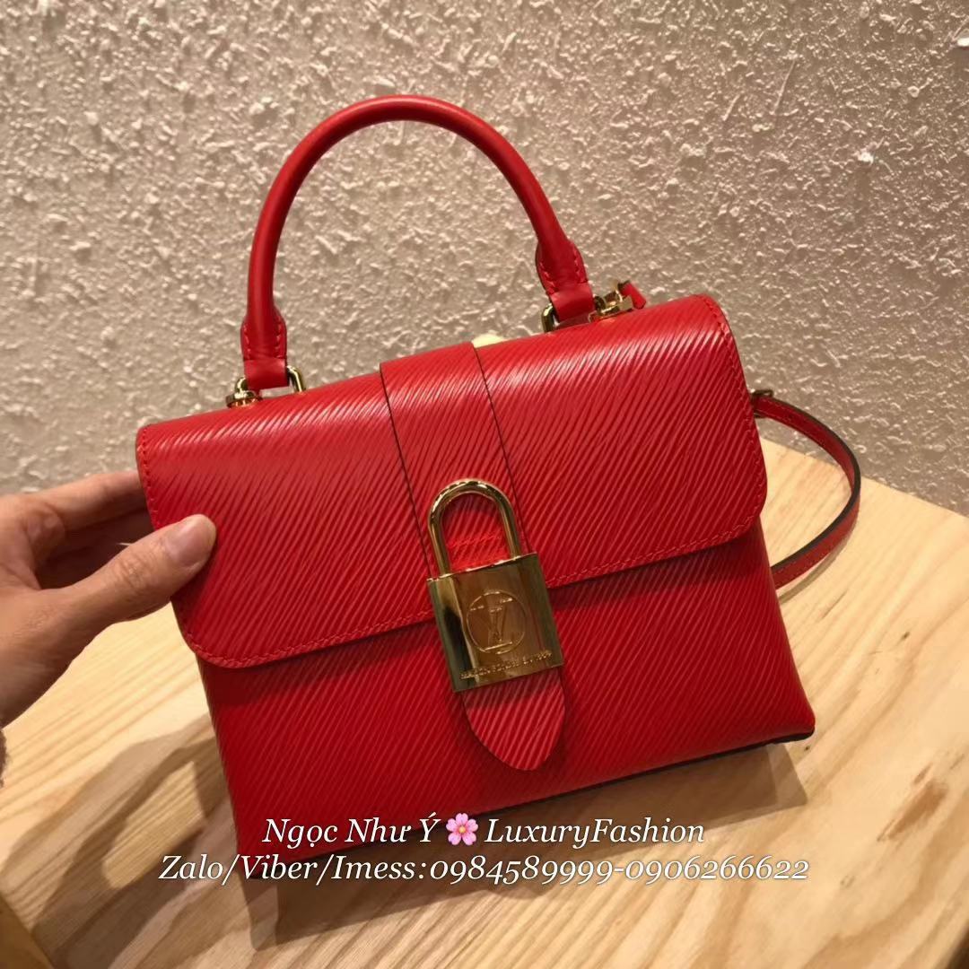 LV Locky BB Epi Leather Red