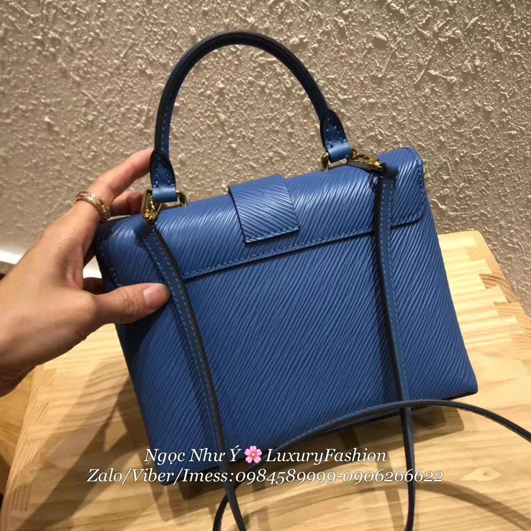 LV Locky BB Epi Leather Blue Jean Blue 