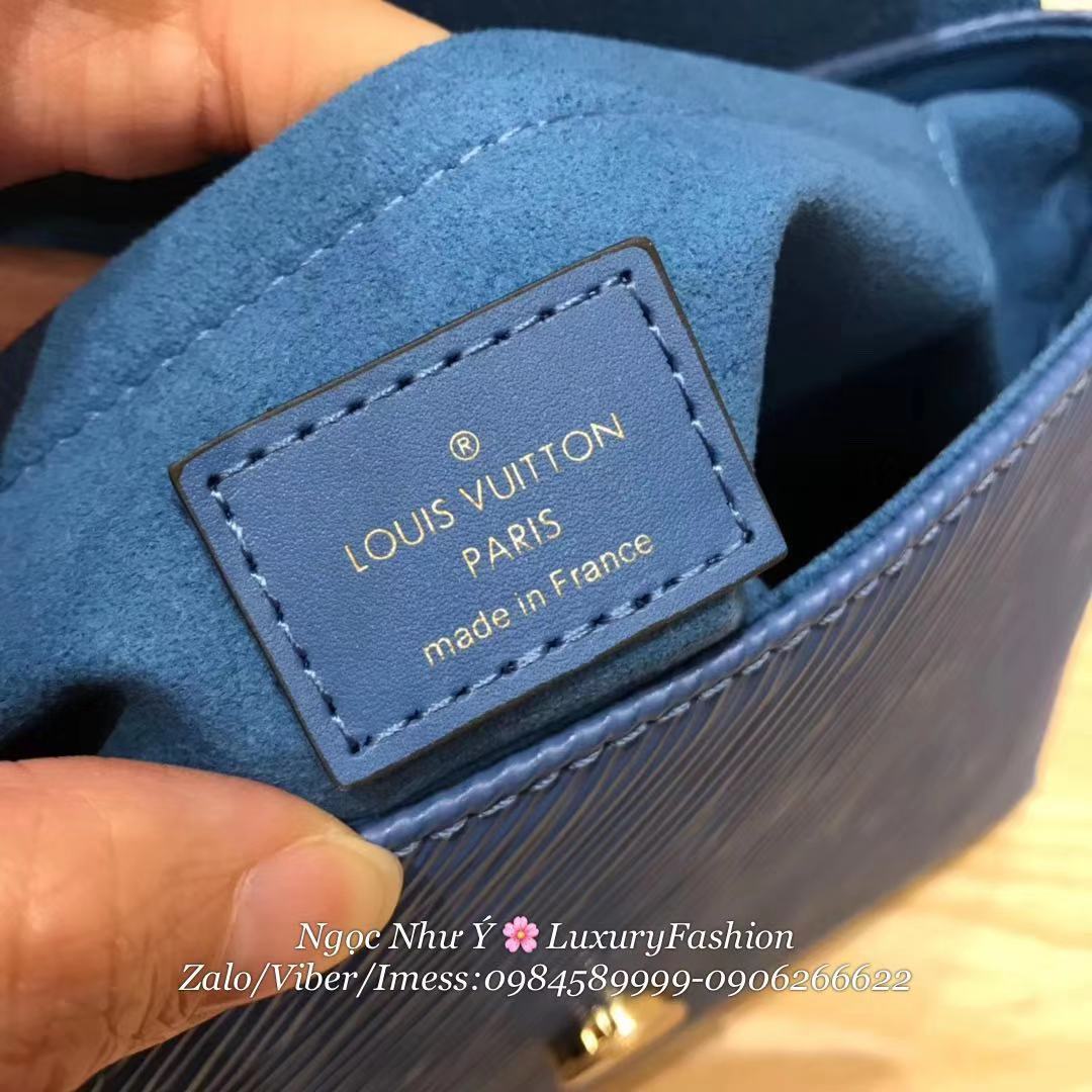LV Locky BB Epi Leather Blue Jean Blue 