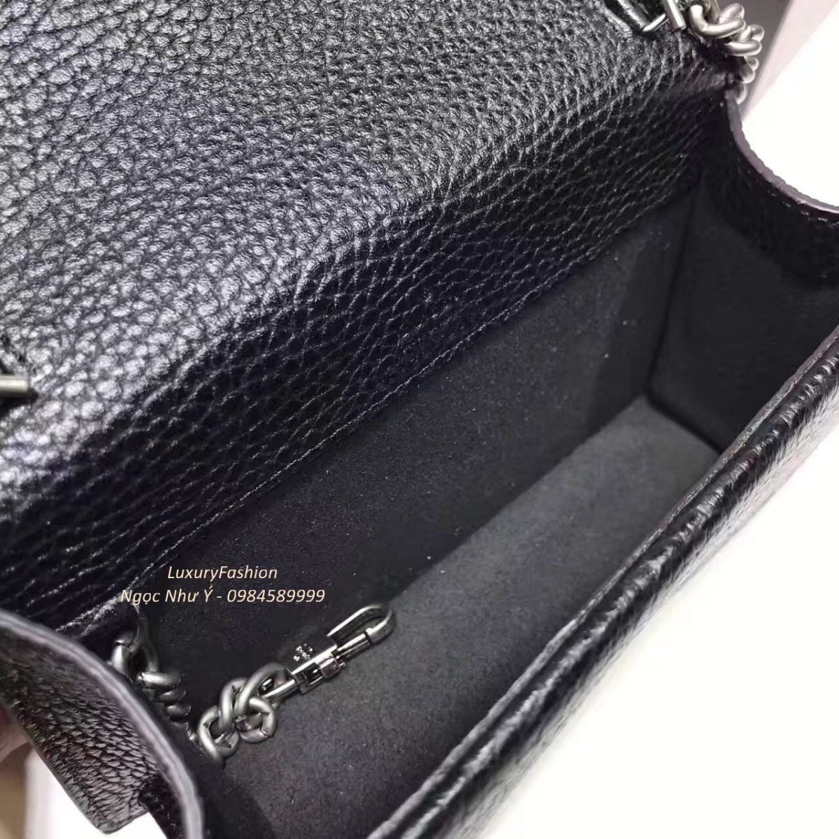 Gucci Dionysus Chain Wallet Black 