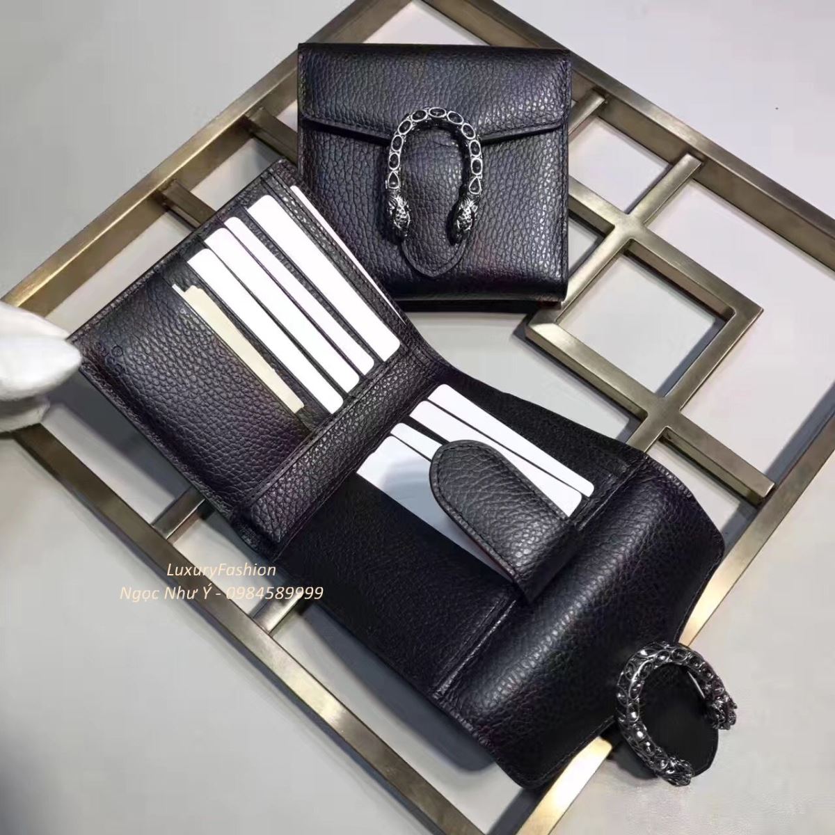 Gucci Dionysus Wallet Black 