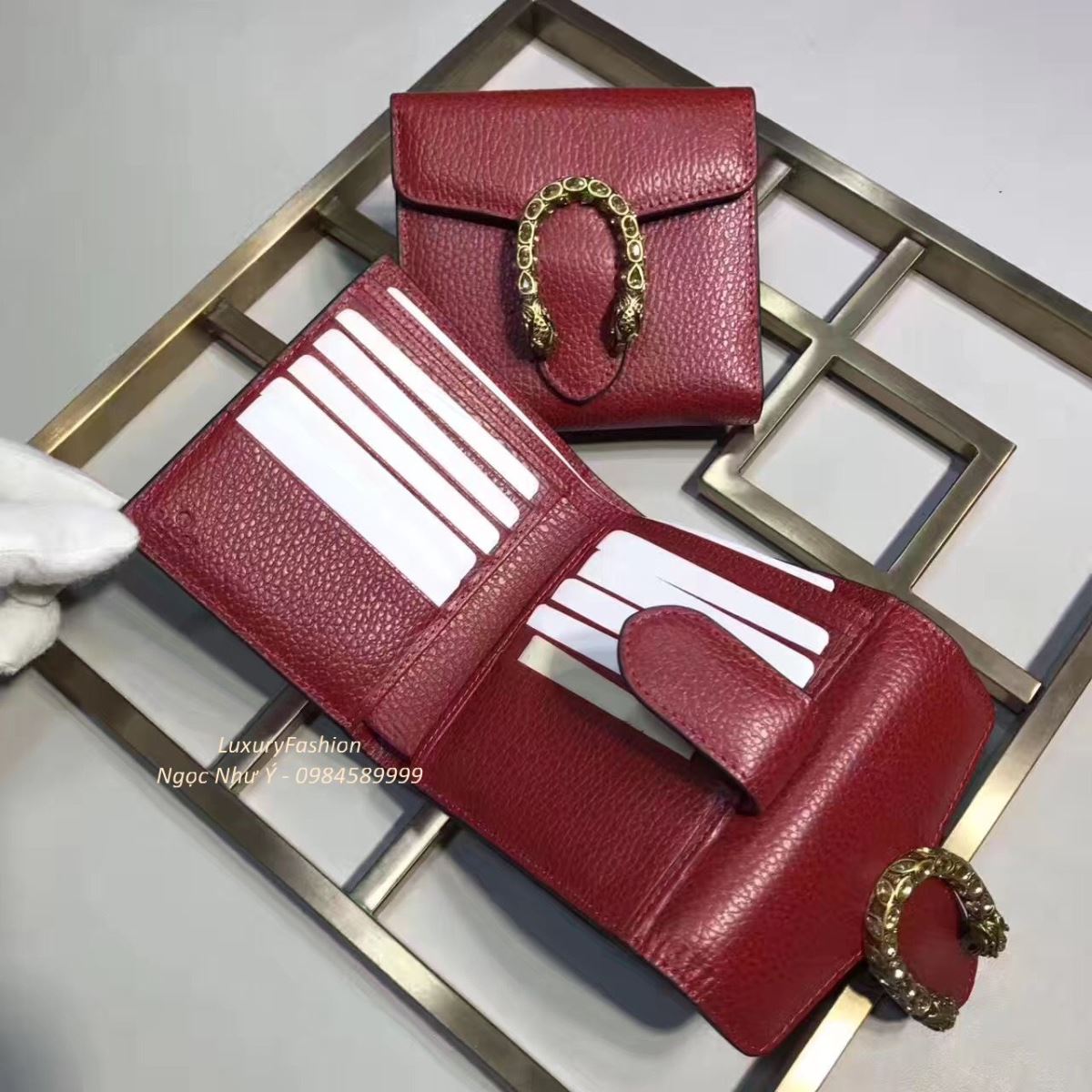 Gucci Dionysus Wallet Red 