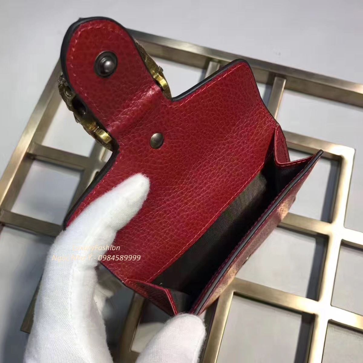 Gucci Dionysus Wallet Red 