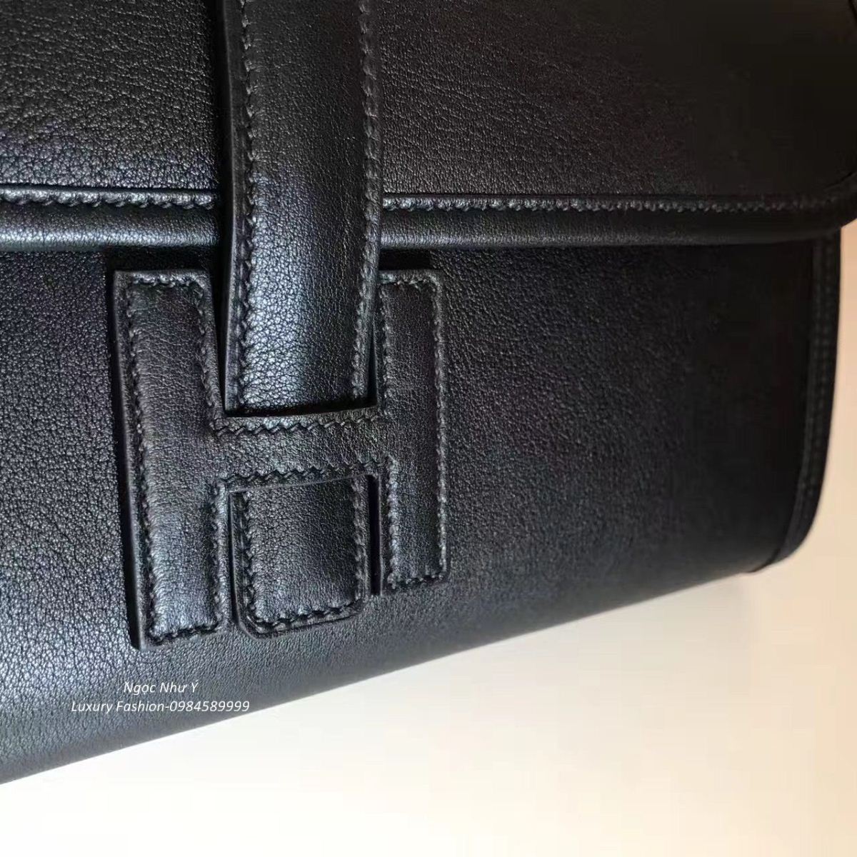 Ví Hermes Jige Swift màu đen