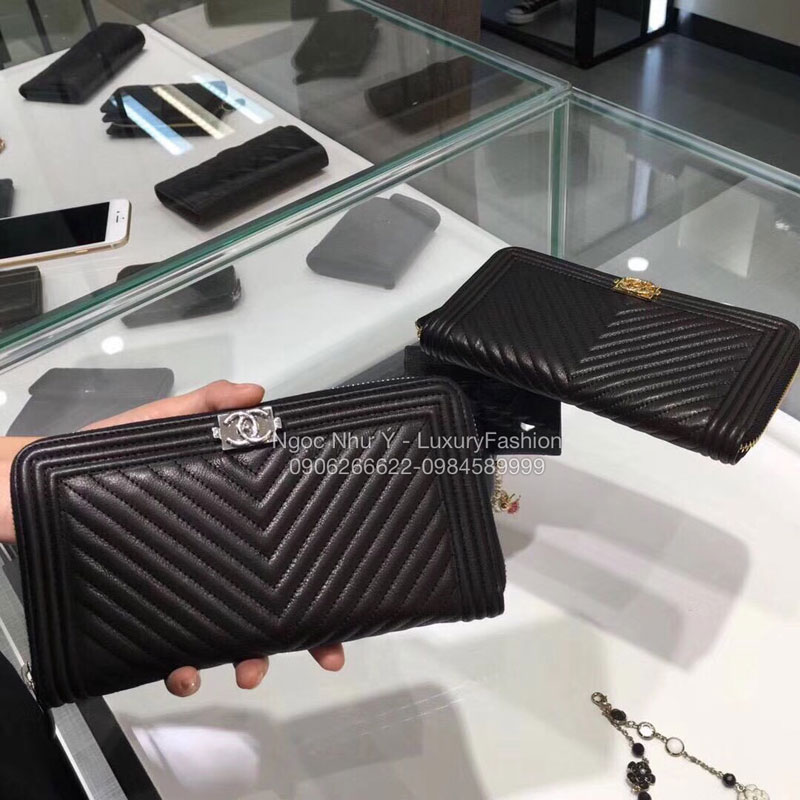 Ví Chanel da Lambskin CDL0007