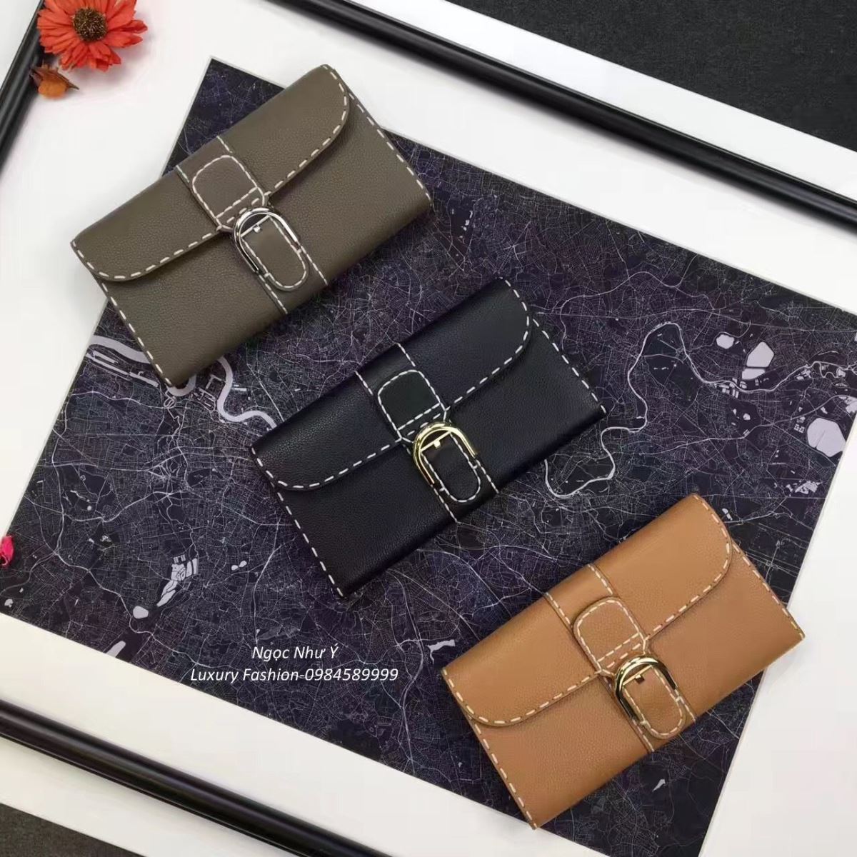 Delvaux Brillant Wallet Etoupe