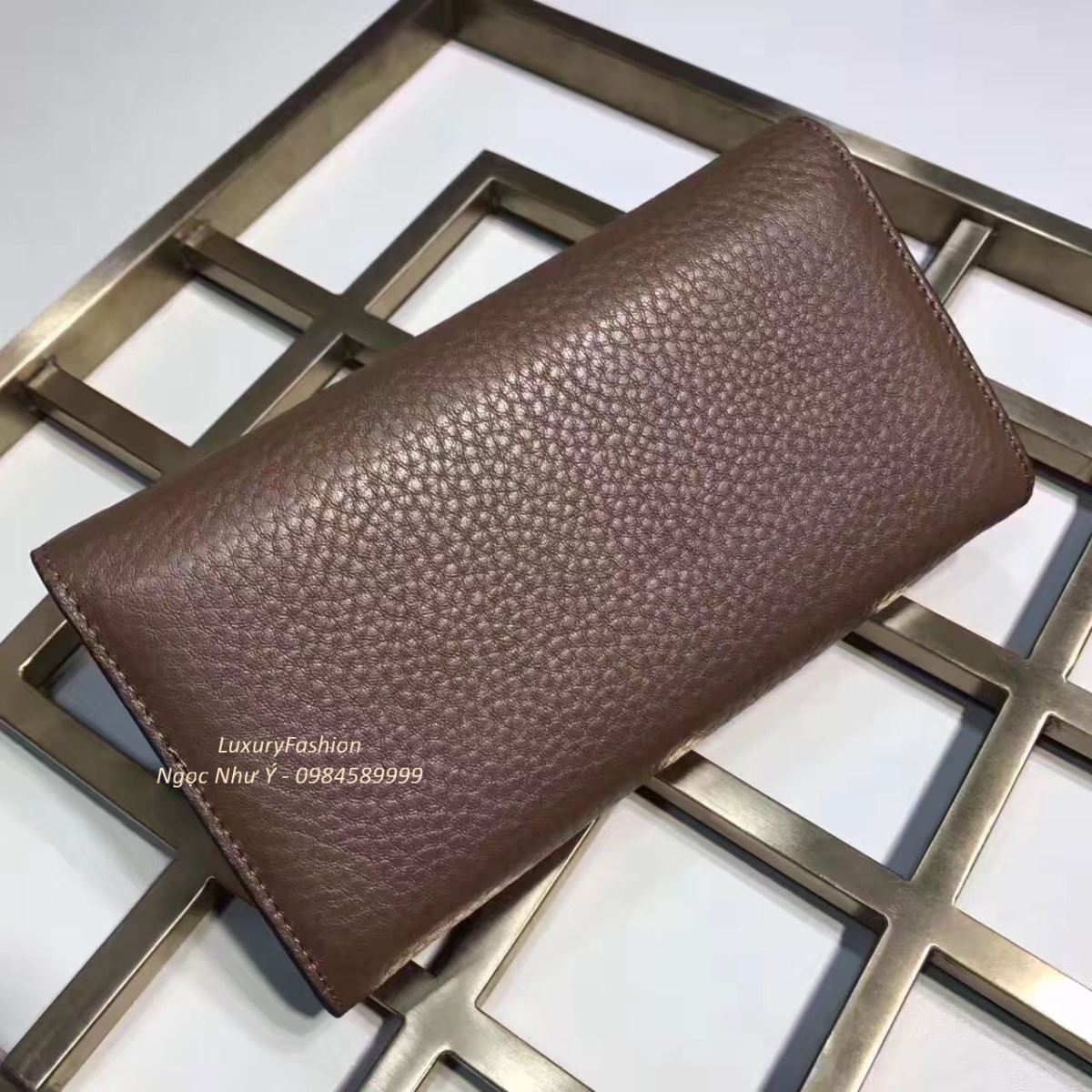 Gucci GG Marmont Wallet Brown 