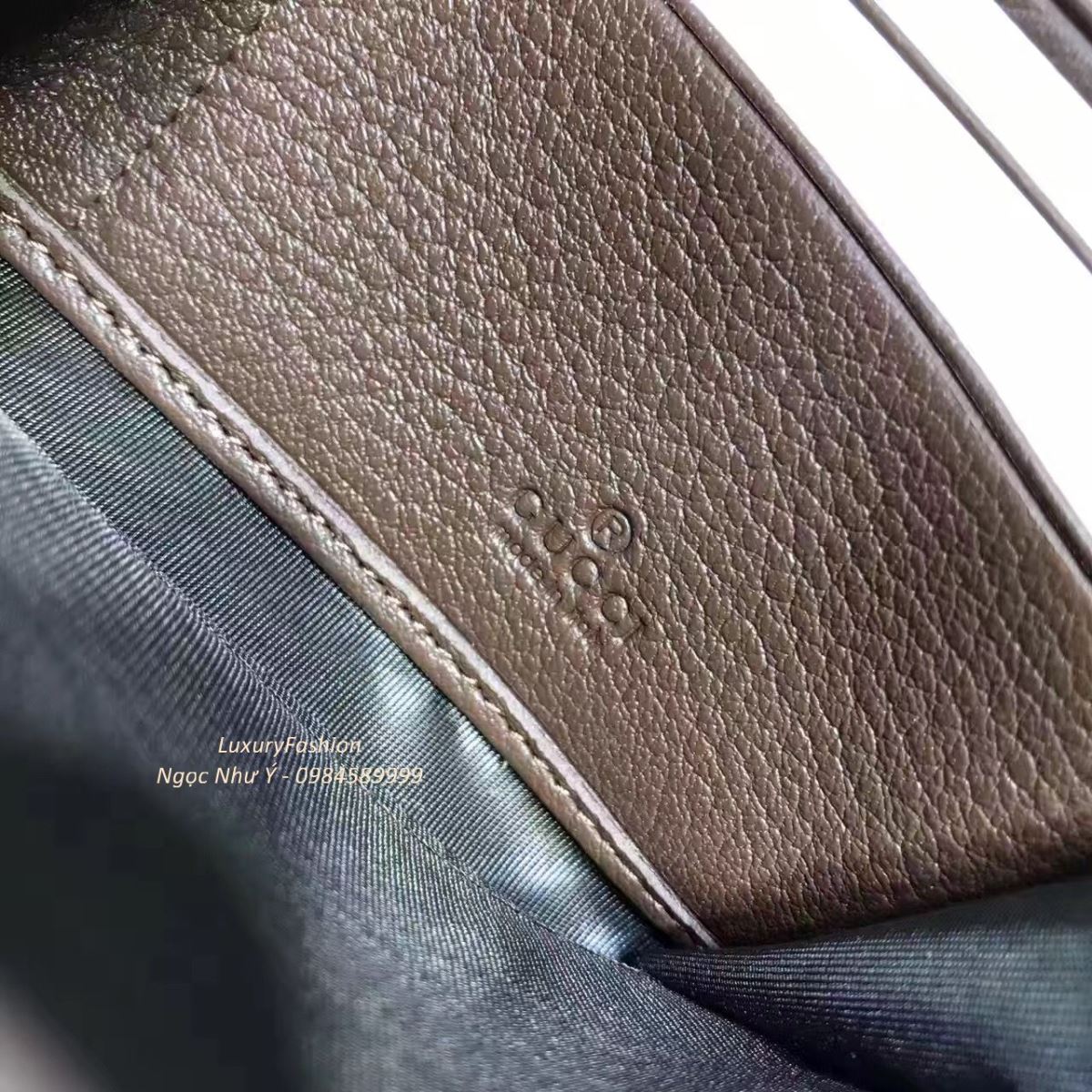 Gucci GG Marmont Wallet Brown 