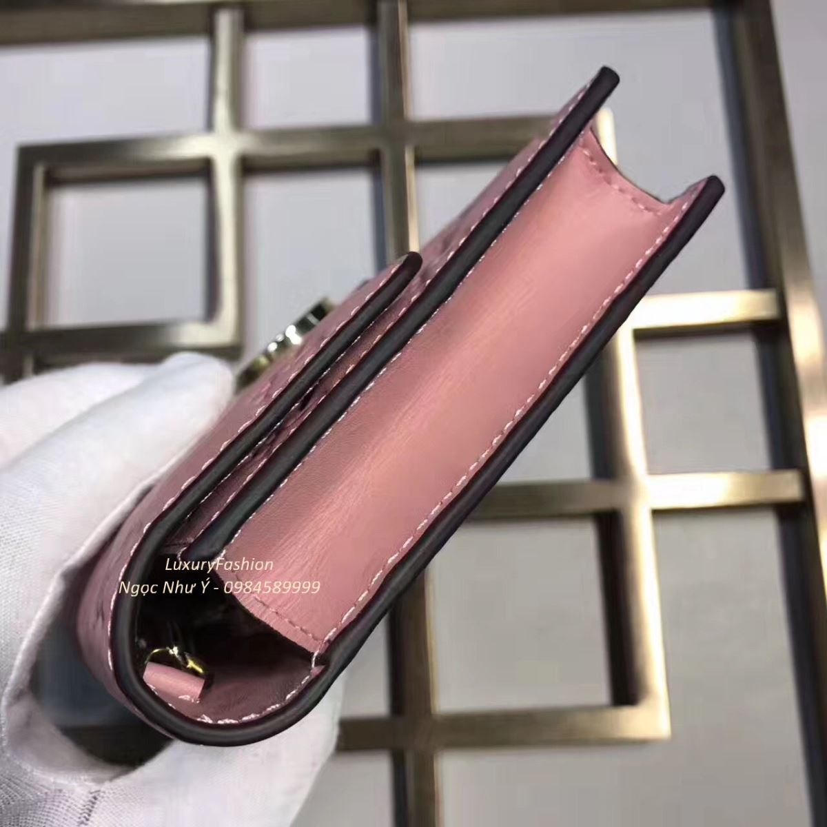 Gucci sima Wallet On Chain Pink 