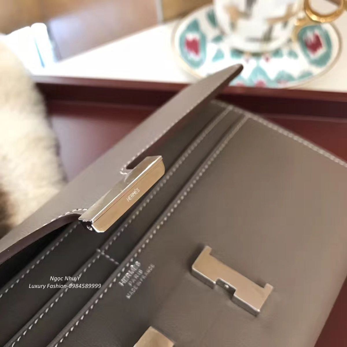Hermes Constance Wallet Swift Etoupe