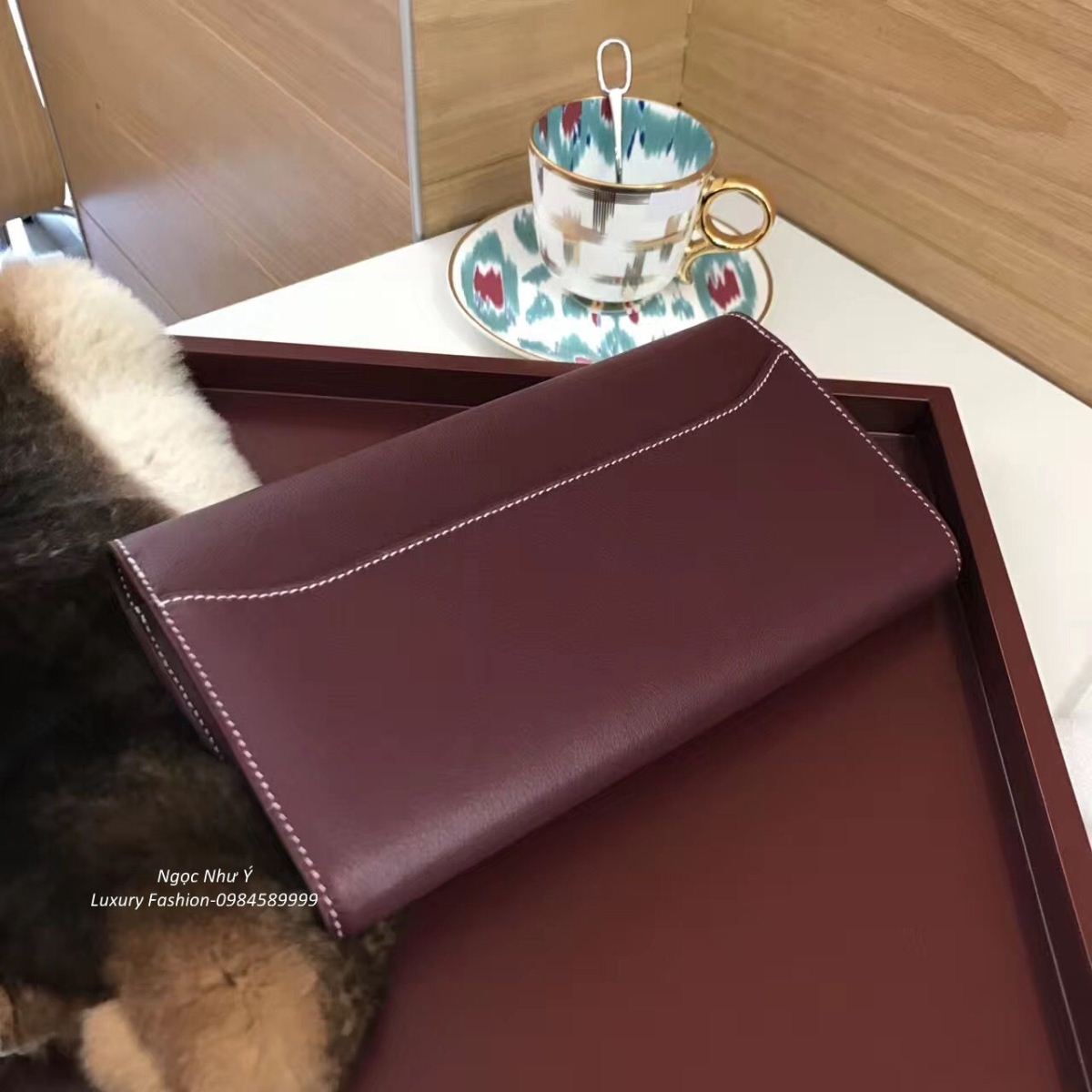 Hermes Constance Wallet Swift Rouge
