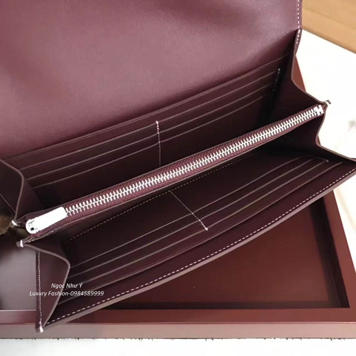 Hermes Constance Wallet Swift Rouge